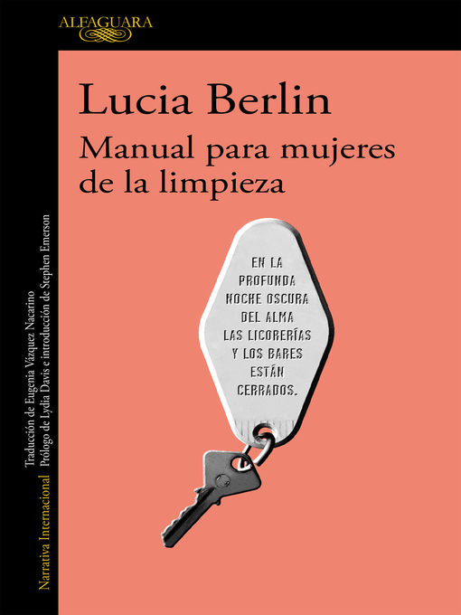 Title details for Manual para mujeres de la limpieza by Lucia Berlin - Wait list